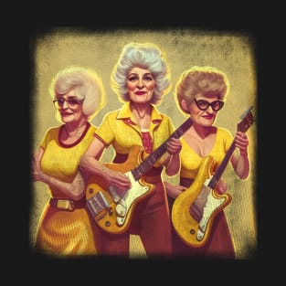 golden girls playing guitar together T-Shirt