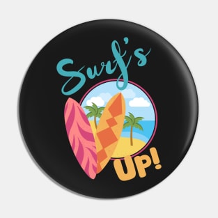 Surf's Up B Pin