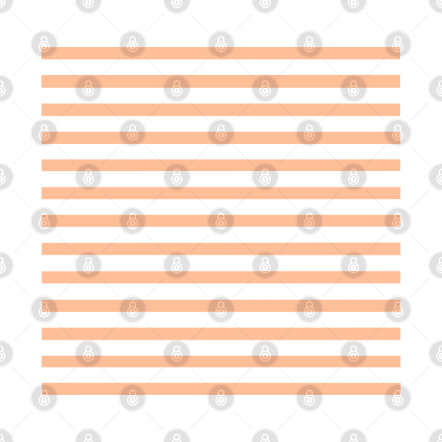 Peach color minimalist stripes pattern by craftydesigns