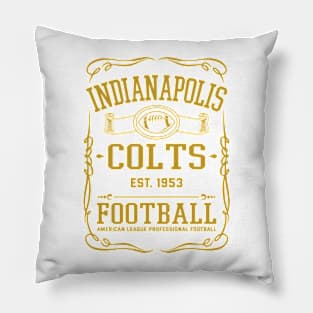 Vintage Colts American Football Pillow