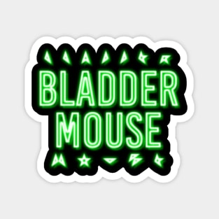BladderMouse Neon Logo Magnet