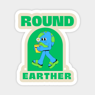 Round Earther Magnet