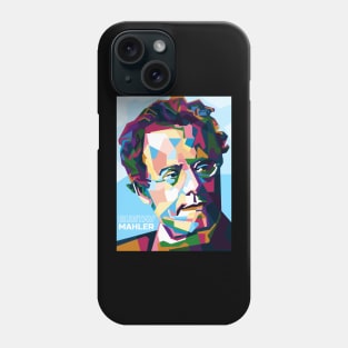 Abstract Popart Gustav Mahler in WPAP Phone Case