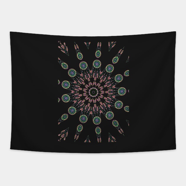 Dream catcher mandala Tapestry by indusdreaming