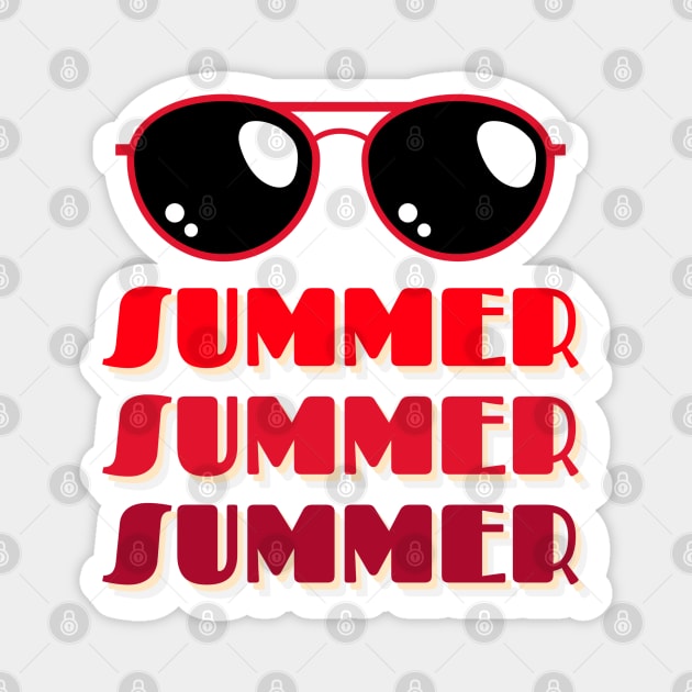 Summer Sunglasses Magnet by Artisan