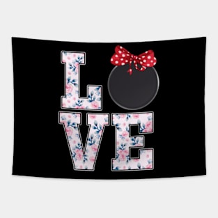 Summer Floral Love Hockey Tapestry