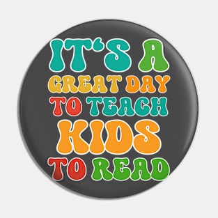 It's A Great Day To Teach Kids To Read Pin