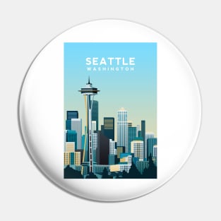 Seattle, Washington USA Pin