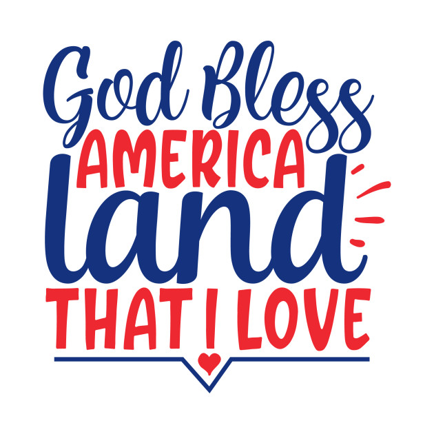 Disover God bless america 4th of july land that i love USA - 4th Of July - T-Shirt