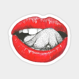 Desiring lips Magnet