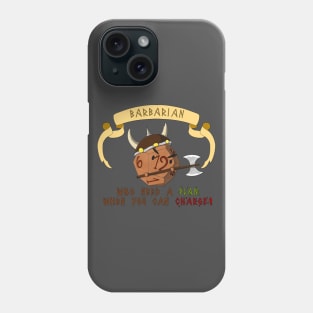 Barbarian D12 dice Phone Case