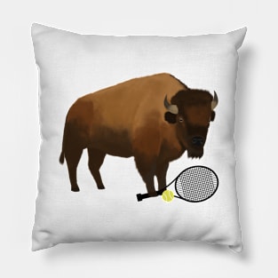 Tennis Bison Pillow