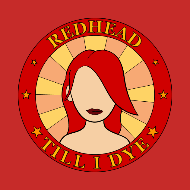 Redhead Red Hair Color Ginger Barber Hairdresser by PrintingJack