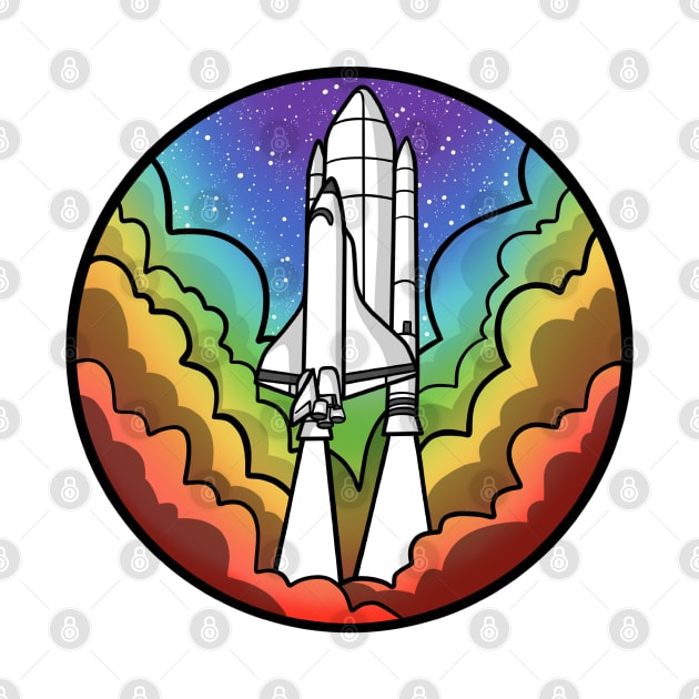 Gay Pride Rocket by LivianPearl