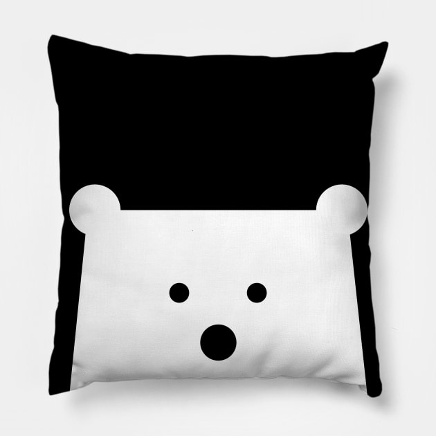 Peek-a-Boo Bear Pillow by ABKS