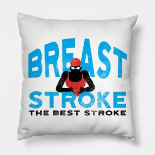 Womens Breaststroke is Best Swimmer Pillow