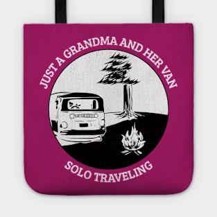 Just a Grandma And Her Van Solo Traveling Tote