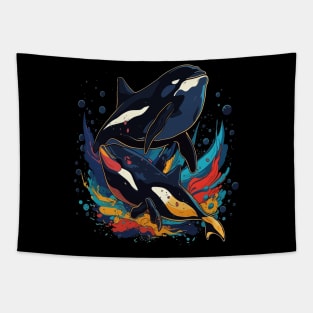 Orca Fathers Day Tapestry