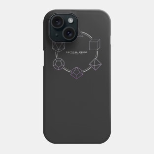 DnD Critical Pride Asexual Phone Case