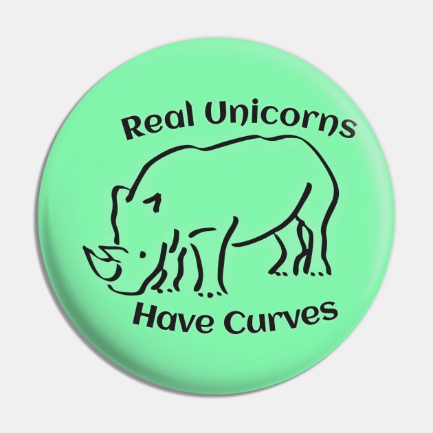 Real Unicorns Have Curves Pin by BSquared