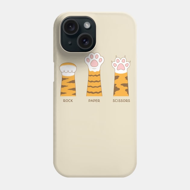 Rock Paper Scissors Cats Phone Case by AdriaStore1