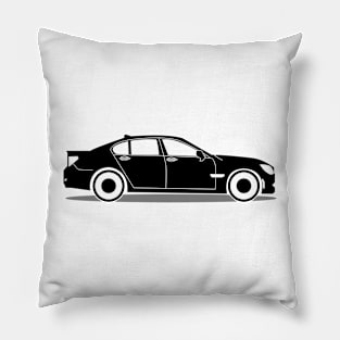 Car Silhouette Pillow