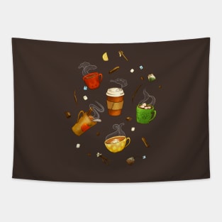 Hot Drink Club Tapestry