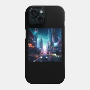 Luminocity: A Futuristic Utopia of Innovation and Harmony Phone Case