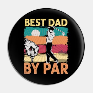 Best Dad By Par Daddy Fathers Day Gifts Golf Lover Golfer Pin