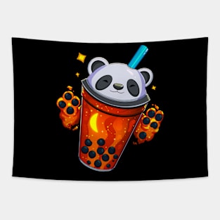 Starry Panda Bubble Tea - Gleam Tapestry