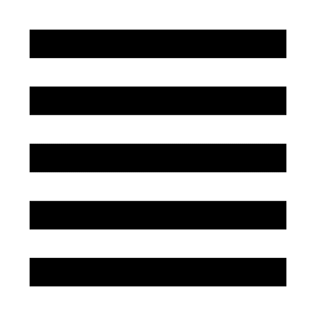 Black and White Stripes, Striped Pattern, Lines by Jelena Dunčević