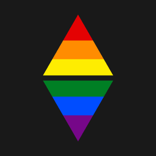 #nerfingwithpride Auxiliary Logo - LGBTQIA+ Pride Flag T-Shirt