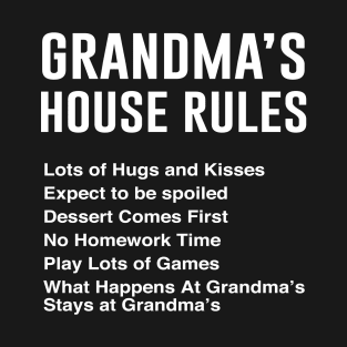 Grandma's House Rules T-Shirt