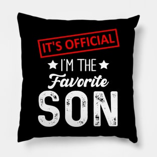 It's official i'm the favorite son Pillow