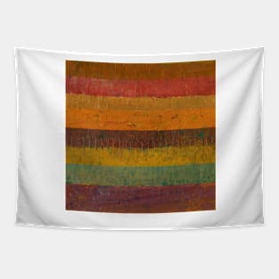 Orange Line Tapestry