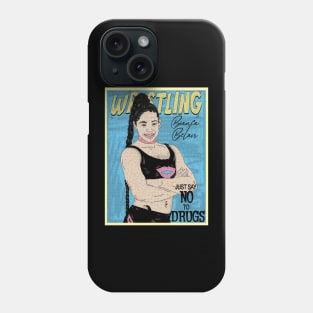 Artwork Bianca Belair Wrestling // Just Say No To Drugs Phone Case