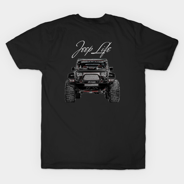 Disover Jeep Life Wrangler Sport Front View 2017 - Jeep Life - T-Shirt