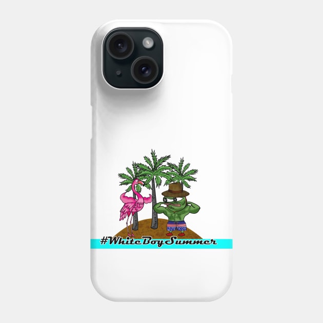 White Boy Summer (Apustaja Flamingo Flex) #WBS Phone Case by FrenArt