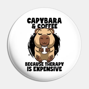 Capybara & Coffee Cute Capybara Zoology Zoo Animals Capybara Pin