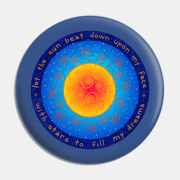 Kashmir Sun Pin by juliabohemian