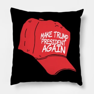 Retro Vintage Make Trump President Again Pillow