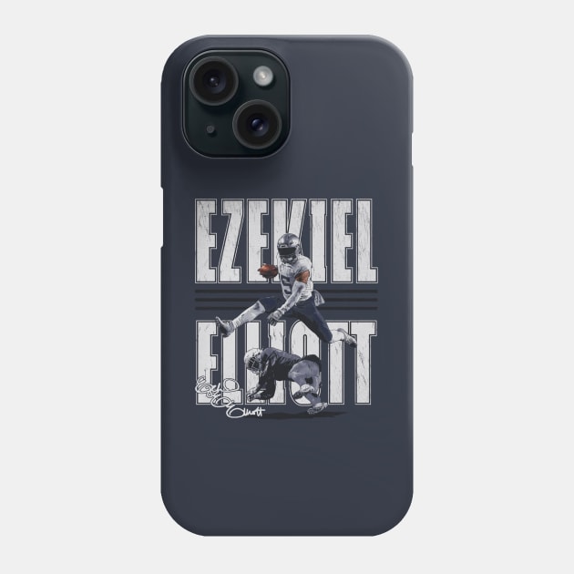 Ezekiel Elliott New England Hurdle Phone Case by ClarityMacaws