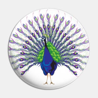 Peacock Pin