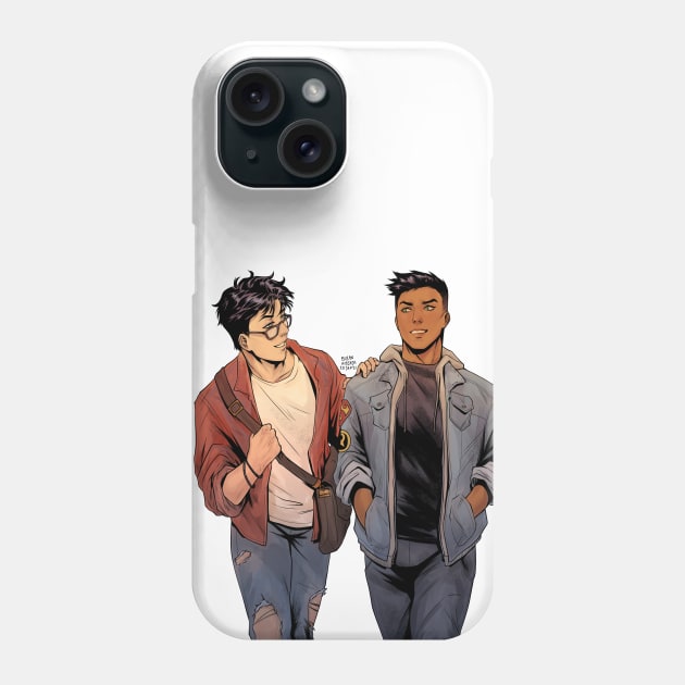 Jon/Damian Phone Case by Eileen Widjaja