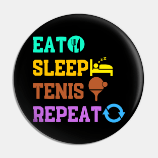 Table Tennis Eat sleep tennis repeat Pin