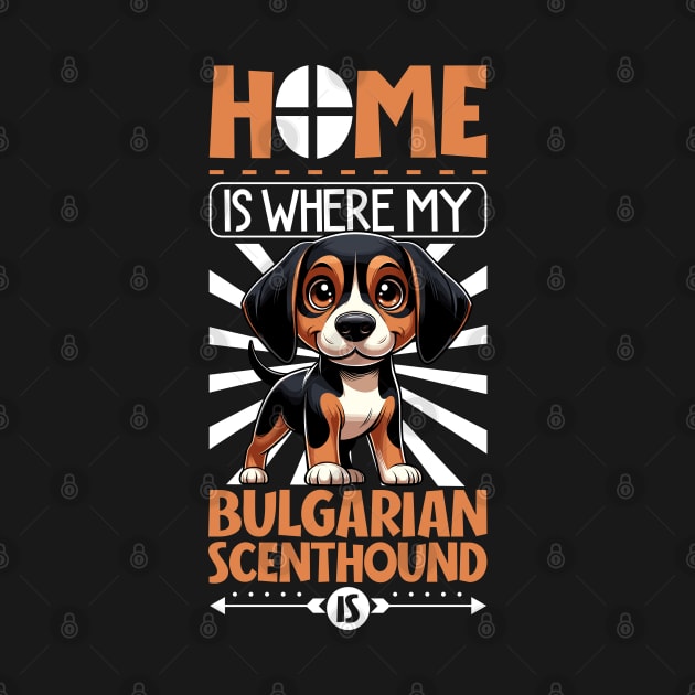 Home is with my Bulgarian Scenthound by Modern Medieval Design