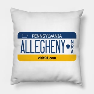 Allegheny National Recreation Area license plate Pillow