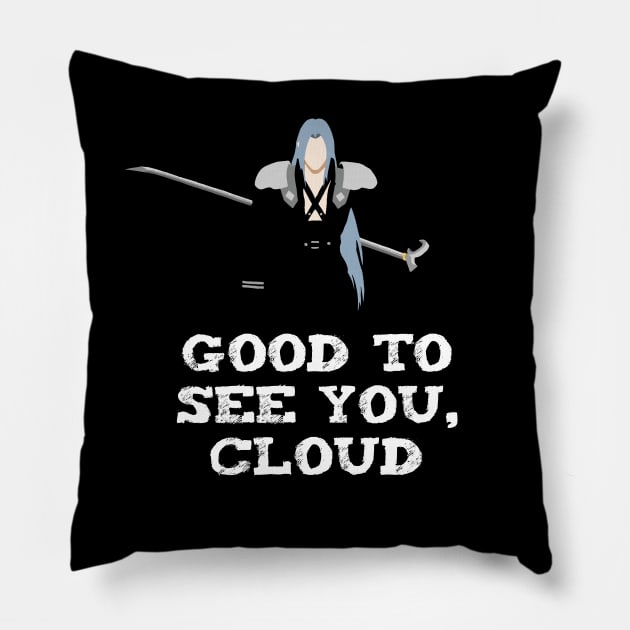 Memorable Sephiroth Quote Final Fantasy VII Pillow by Kidrock96