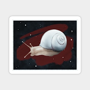 Cosmic Snail Art Magnet