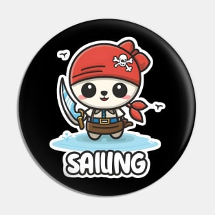 Cute Kawaii pirate Pin